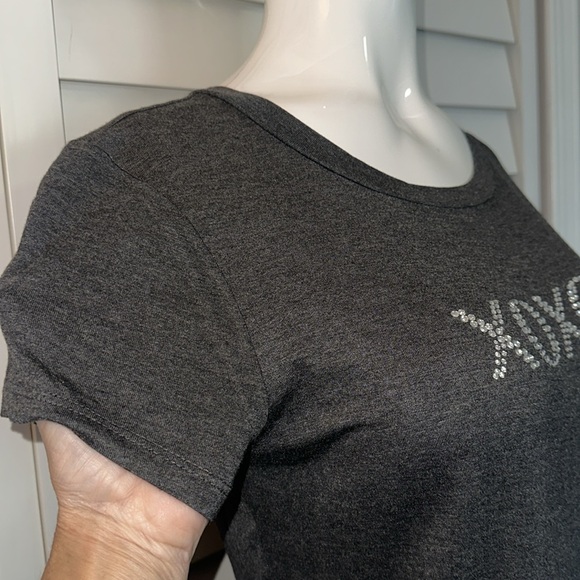 NWT XOXO WOMEN TOP MELANGE GRAY SIZE MEDIUM - Picture 5 of 12